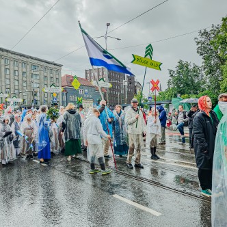Laulu- ja tantsupidu "Iseoma" rongkäik. Foto: Birgit Pettai